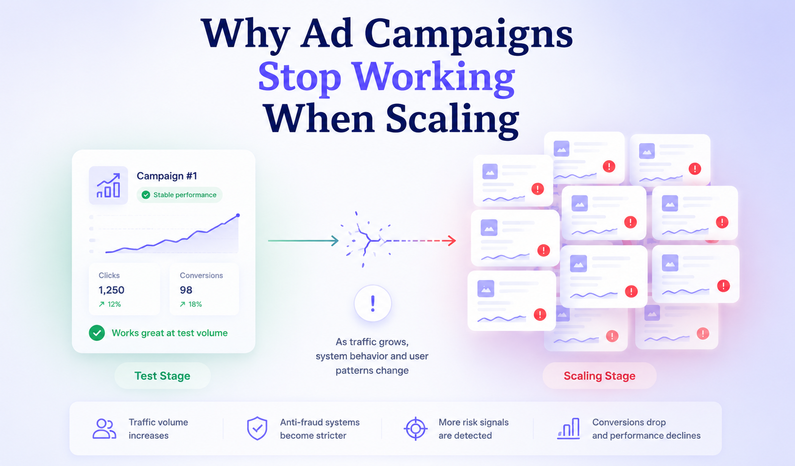 Why Ad Funnels Break When You Scale Campaigns